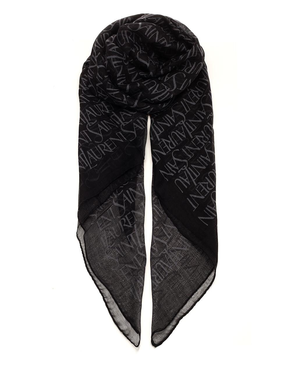 Al Duca D'Aosta Saint Laurent Sciarpa con logo all over Super Saving Price