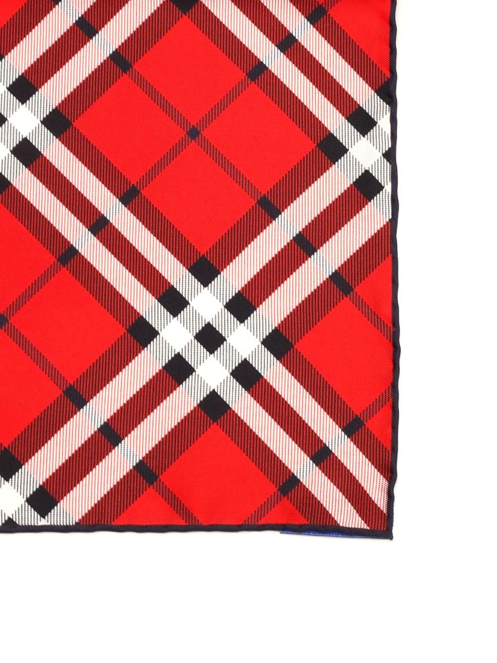 Al Duca D'Aosta Burberry Foulard in seta Check Offerta speciale della fabbrica