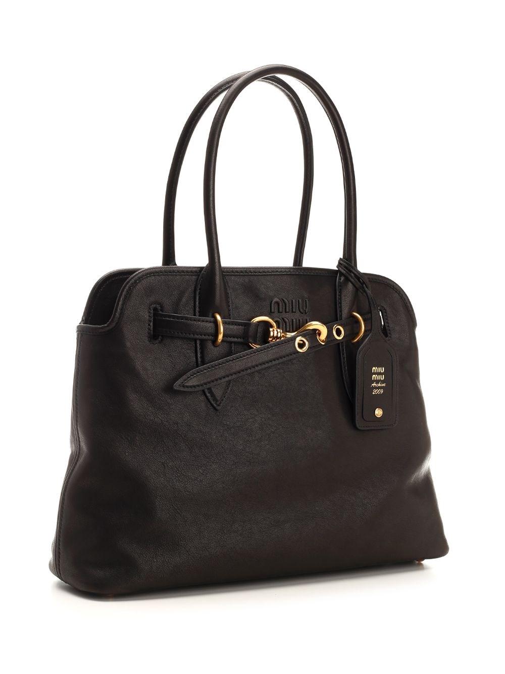 Al Duca D'Aosta Miu Miu Tote bag "Adventure" nera Solo un giorno rimasto