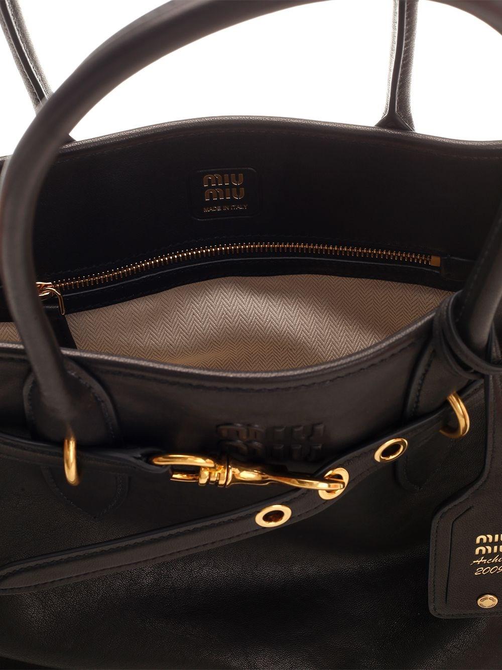 Al Duca D'Aosta Miu Miu Tote bag "Adventure" nera Solo un giorno rimasto