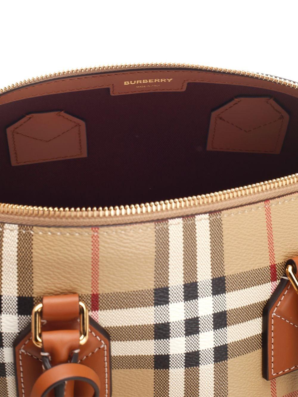 Al Duca D'Aosta Burberry Borsa "Bowling Check" Media 2025