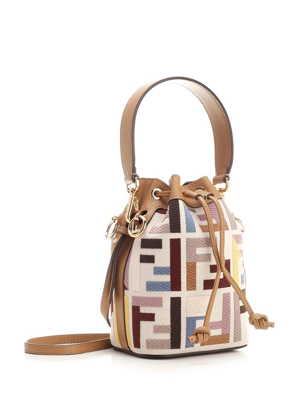Al Duca D'Aosta Fendi Mini secchiello "Mon Tresor" Spedizione Gratuita