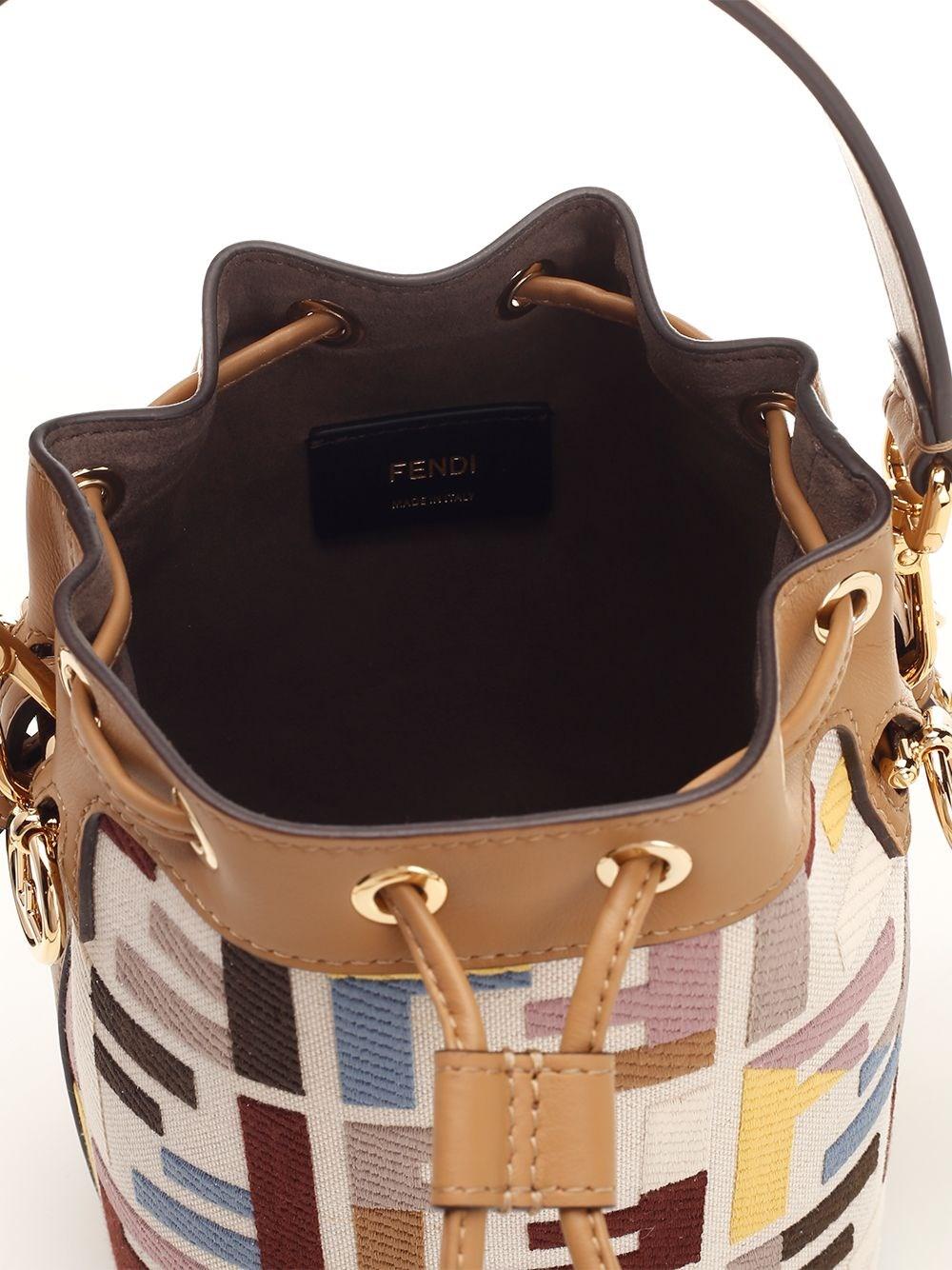 Al Duca D'Aosta Fendi Mini secchiello "Mon Tresor" Spedizione Gratuita