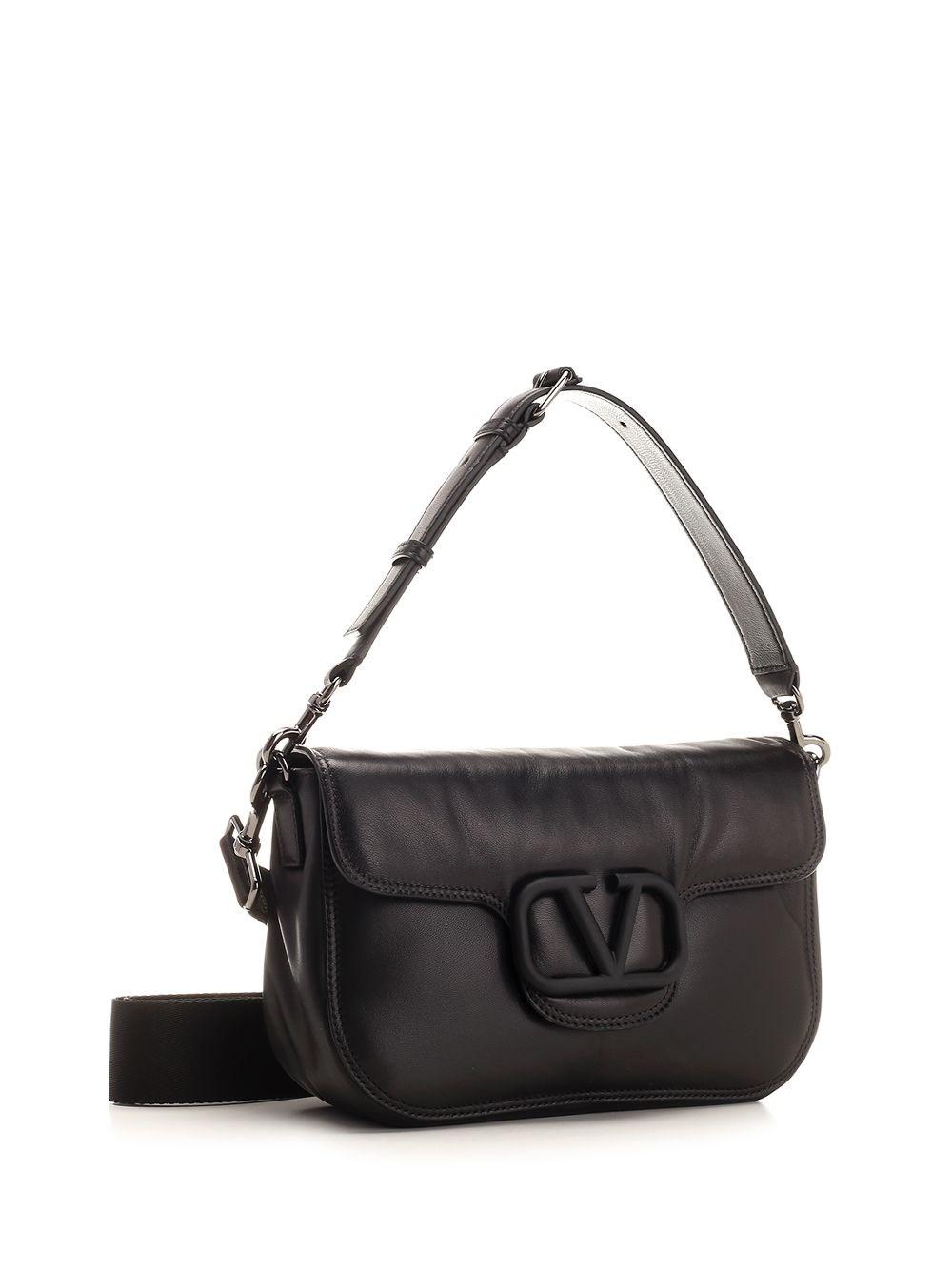 Al Duca D'Aosta Valentino Garavani BORSA A TRACOLLA VALENTINO GARAVANI NOIR IN NAPPA Comprane uno, ottenene uno gratis