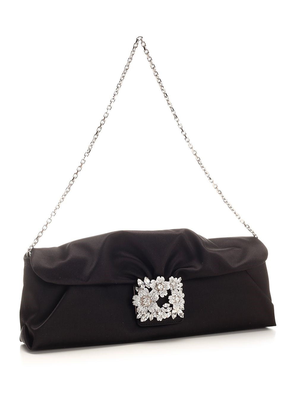 Al Duca D'Aosta Roger Vivier Clutch con fibbia "Bouquet Strass" Fino al 60% di sconto