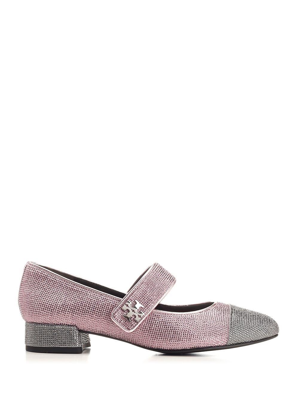 Al Duca D'Aosta Tory Burch Mary Jane decorate con cristalli
