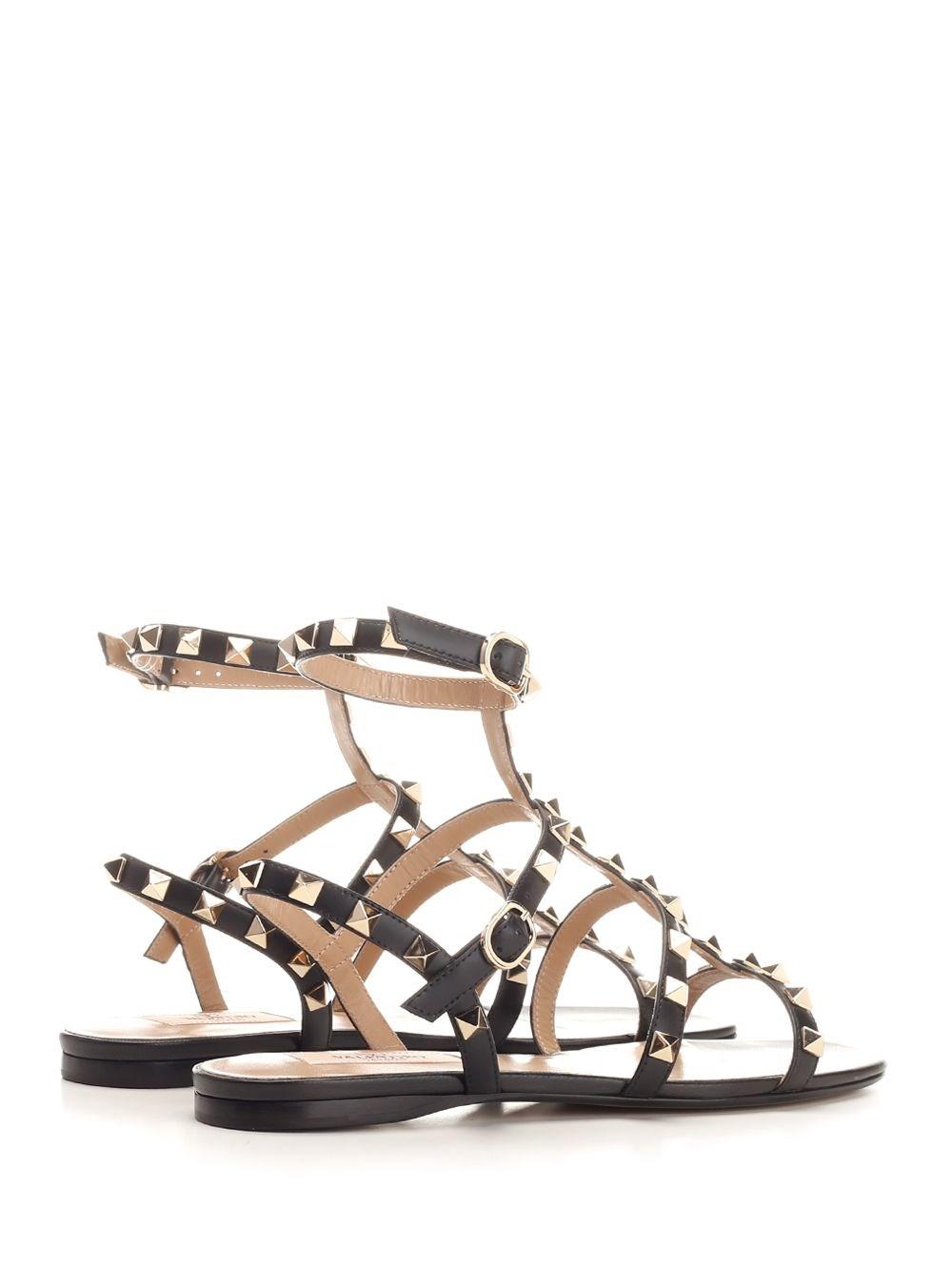 Al Duca D'Aosta Valentino Garavani Sandali alla schiava "Rockstud" Negozio