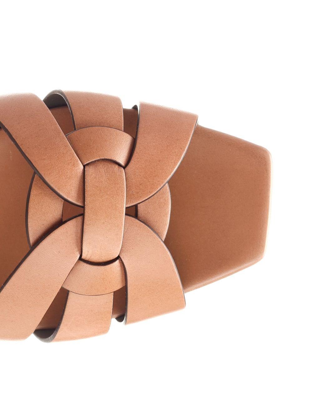 Al Duca D'Aosta Saint Laurent sandali nu pieds tribute 05 in pelle Offerta per la Festa della Mamma