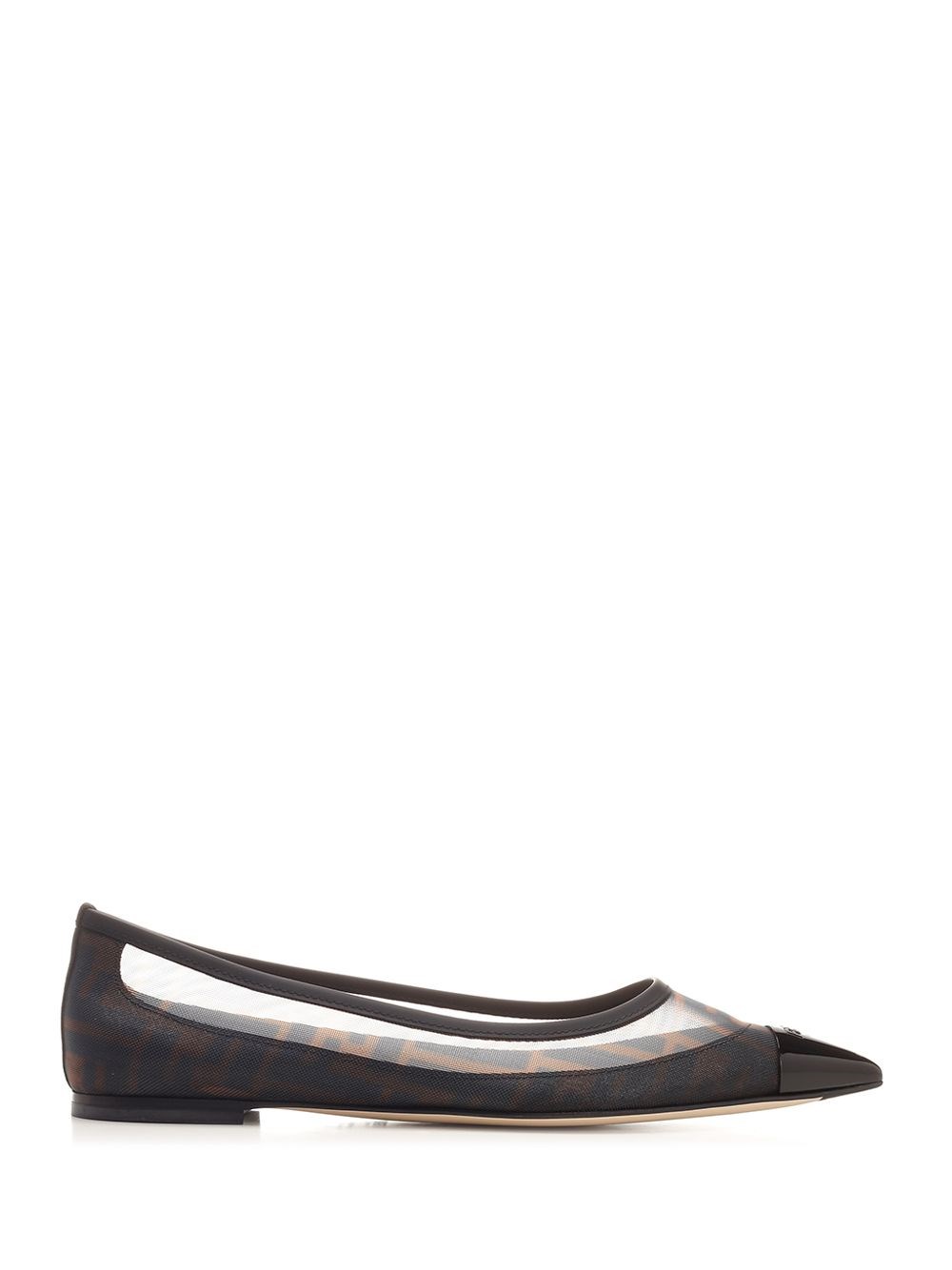Al Duca D'Aosta Fendi Ballerina in mesh FF