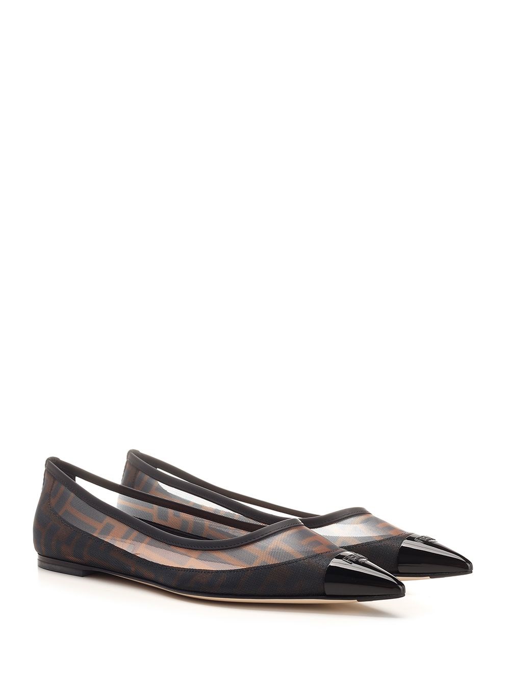 Al Duca D'Aosta Fendi Ballerina in mesh FF Offerta settimanale