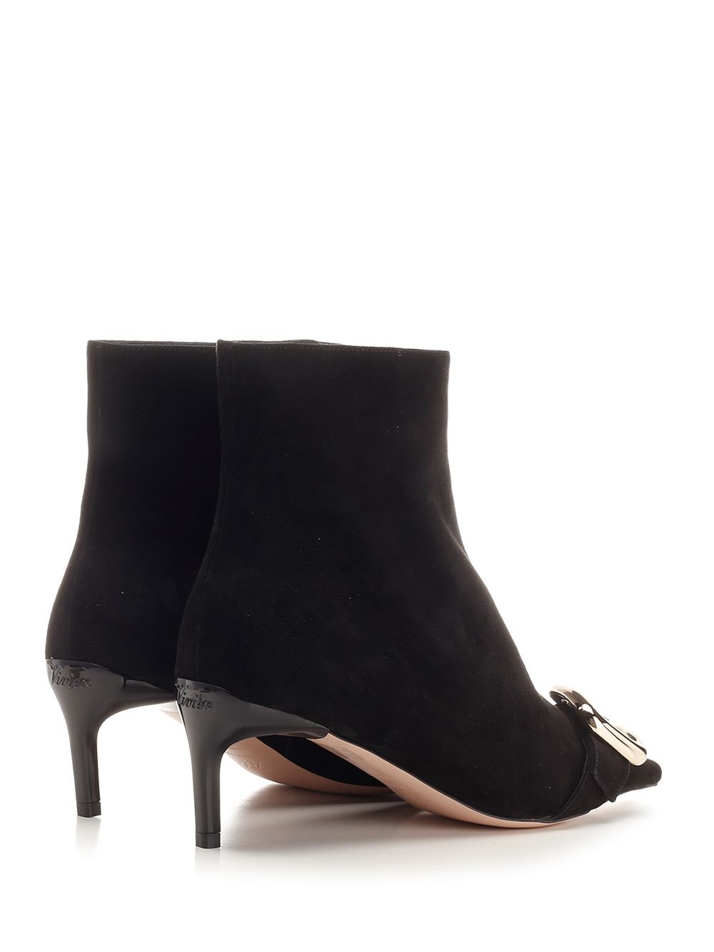 Al Duca D'Aosta Roger Vivier Stivaletti "Viv Canard" in suede Fino Al -60%