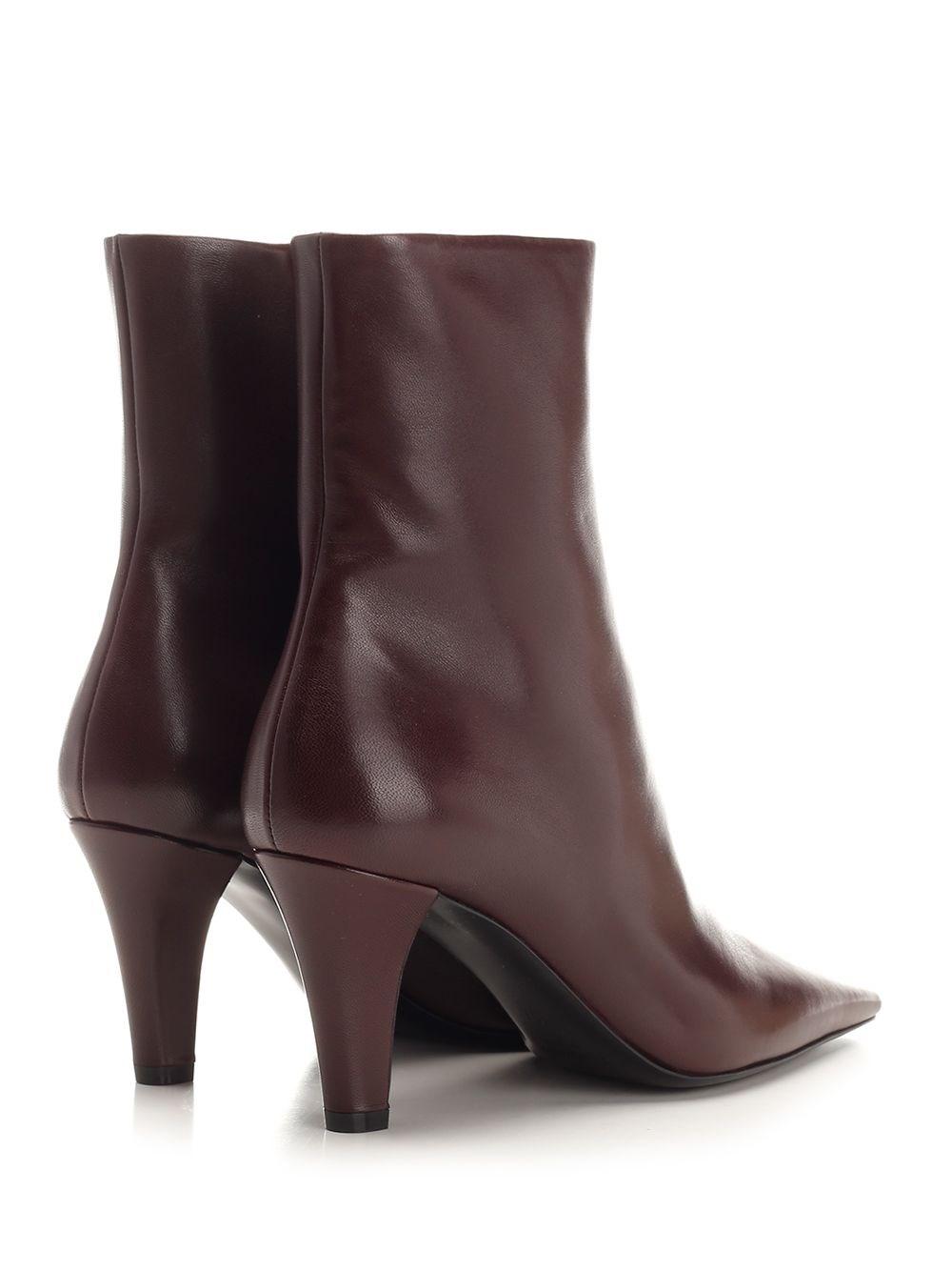Al Duca D'Aosta Saint Laurent Stivaletti "Jill" in pelle liscia Shopping Online