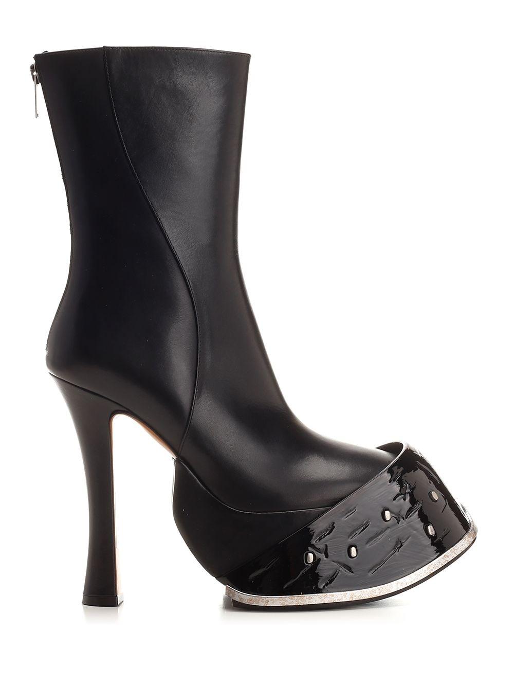 Al Duca D'Aosta Alexander Mcqueen Stivali Stile Zoccolo in Nero Convenienza