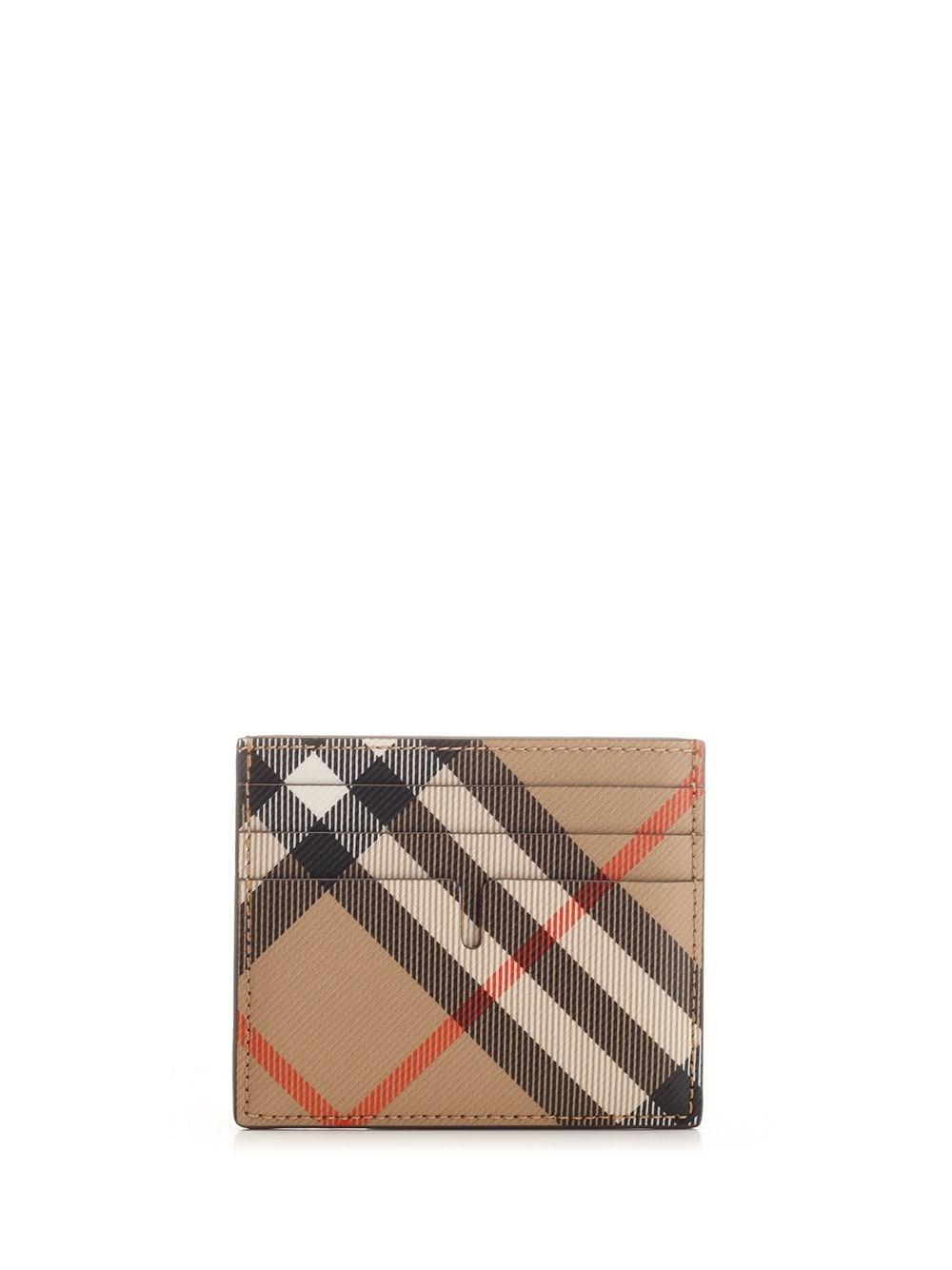 Al Duca D'Aosta Burberry Porta carte di credito Check Offerta Giorno del Papà