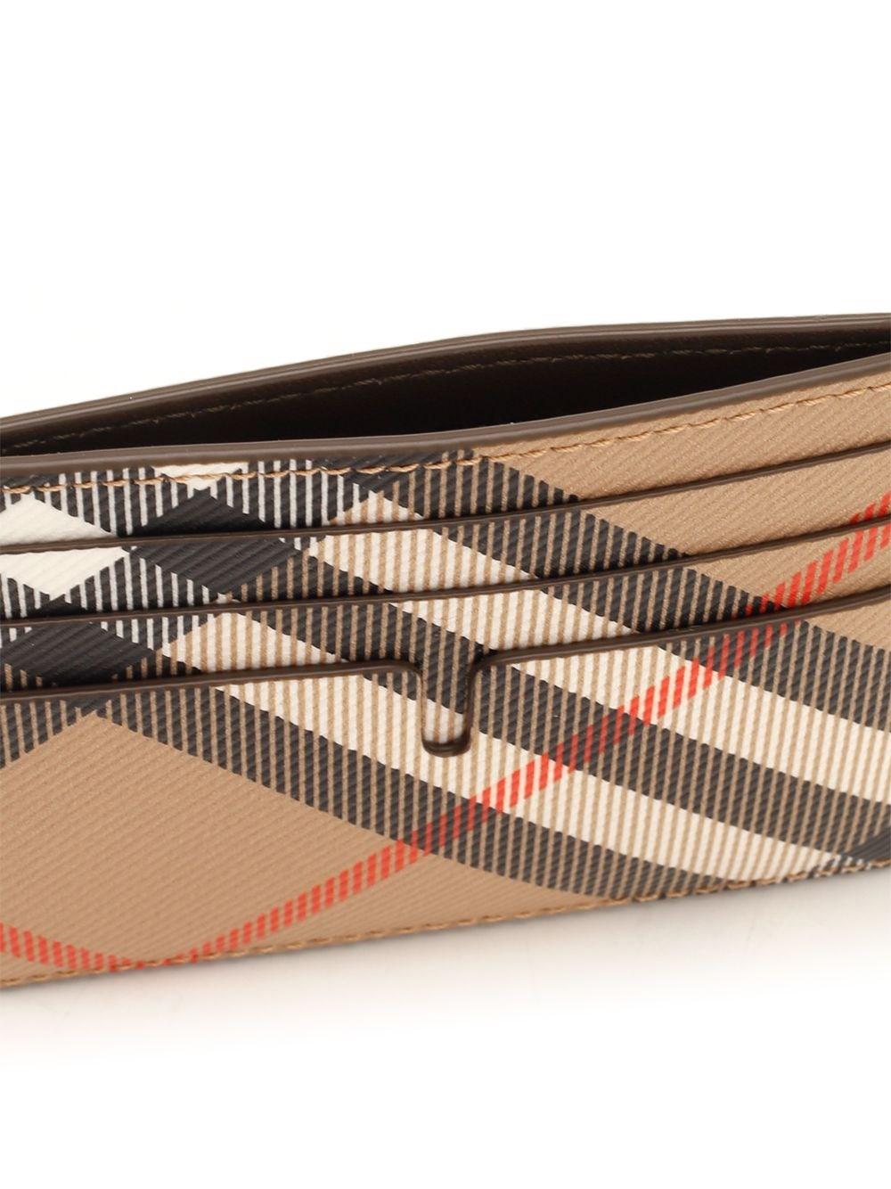 Al Duca D'Aosta Burberry Porta carte di credito Check Offerta Giorno del Papà