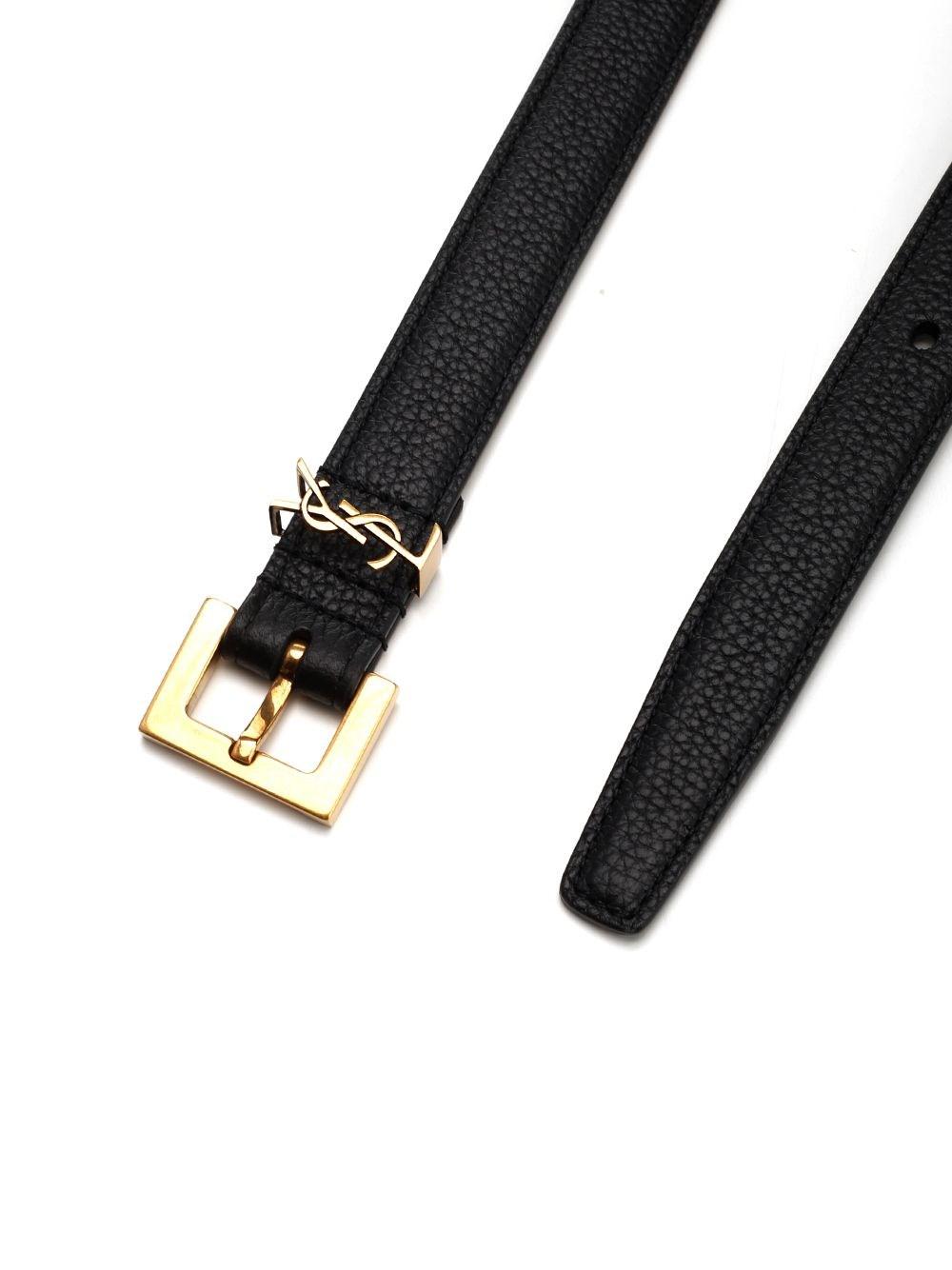 Al Duca D'Aosta Saint Laurent Cintura "CASSANDRE" in pelle di agnello Latest fashion