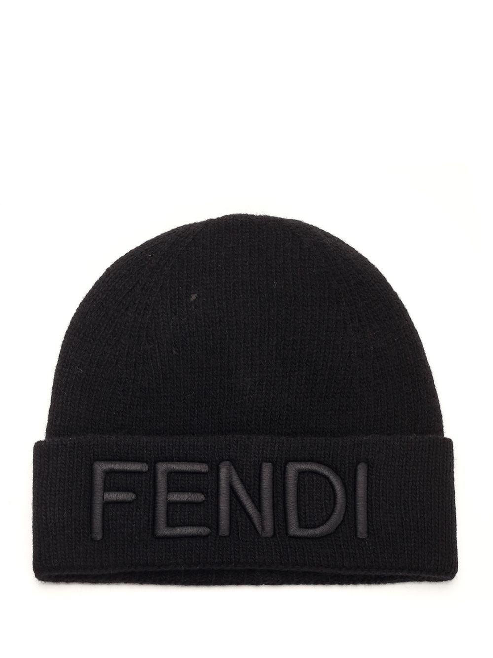 Al Duca D'Aosta Fendi Cappello in lana con logo Offerte stagionali
