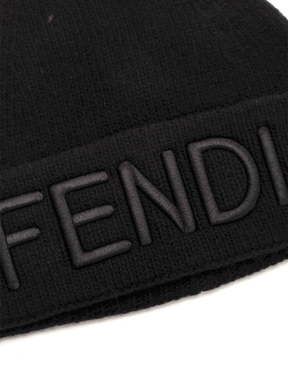 Al Duca D'Aosta Fendi Cappello in lana con logo Offerte stagionali