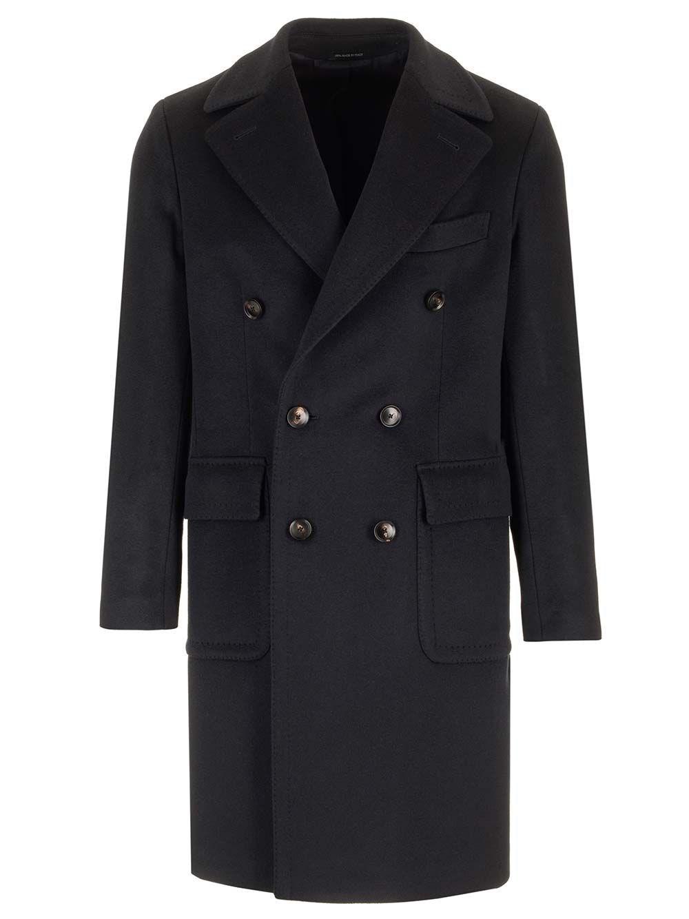 Al Duca D'Aosta Al Duca D'aosta Cappotto doppio petto in cashmere Comprane uno, ottenene uno gratis