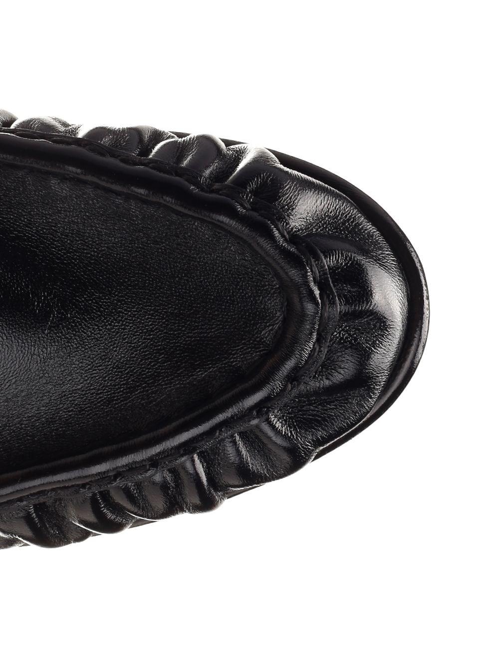 Al Duca D'Aosta Saint Laurent Mocassini LE LOAFER in pelle stropicciata lucida Offerte giornaliere