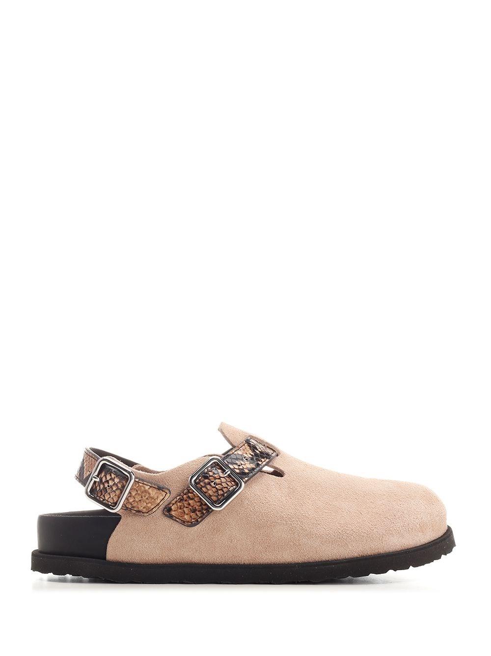 Al Duca D'Aosta Birkenstock 1774 Sabot "Tokio Cazador" con pelle di serpente 1774